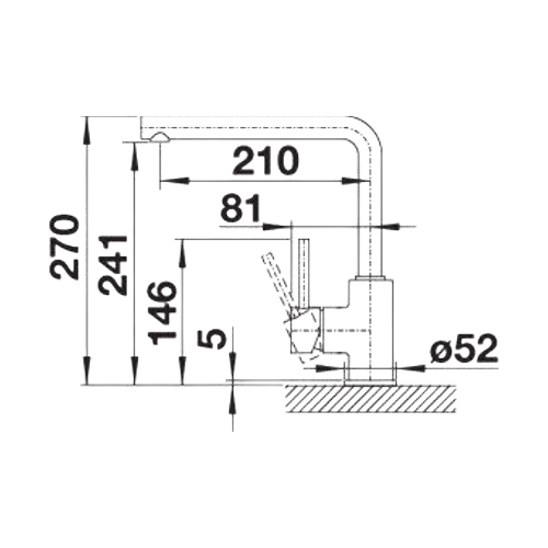 Mila Metálico - Torneira - Misturadora - Dake - Blanco - Portugal