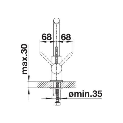 Mila Metálico - Torneira - Misturadora - Dake - Blanco - Portugal