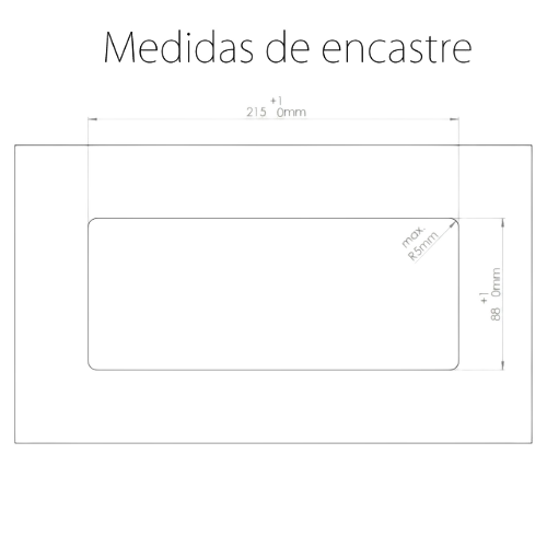 Energy Box BackFlip - Tomada - Cucine Oggi - EVOline - Portugal