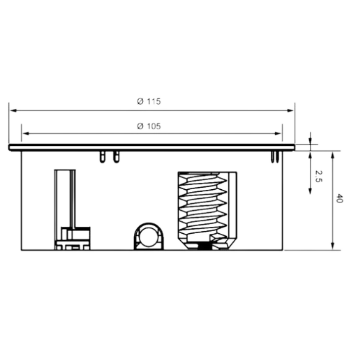 Energy Box Duplo - Tomada - Cucine Oggi - Bachmann - Portugal