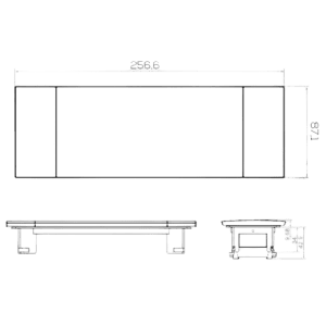 Energy Box Módulo com Tampa USB - Tomada - Cucine Oggi - Bachmann - Portugal