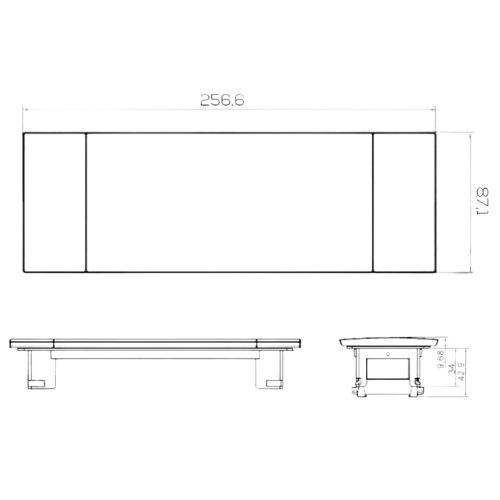Energy Box Módulo com Tampa USB - Tomada - Cucine Oggi - Bachmann - Portugal