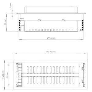 Energy Box BackFlip - Tomada - Cucine Oggi - EVOline - Portugal