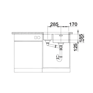Solis 340/180-U - Lava Loiça - Cuba - Lava Louça - Dake - Blanco - Portugal
