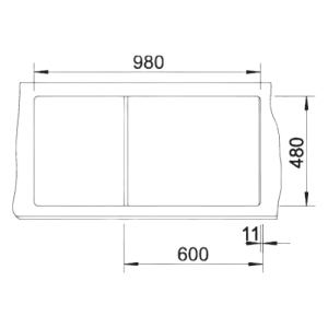 Zia 6 S - Lava Loiça - Cuba - Lava Louça - Dake - Blanco- Portugal