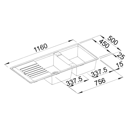 Zia 8 S - Lava Loiça - Cuba - Lava Louça - Dake - Blanco- Portugal