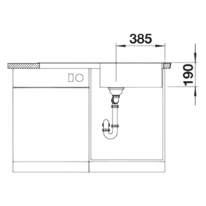 Zia XL 6 S - Lava Loiça - Cuba - Lava Louça - Dake - Blanco- Portugal