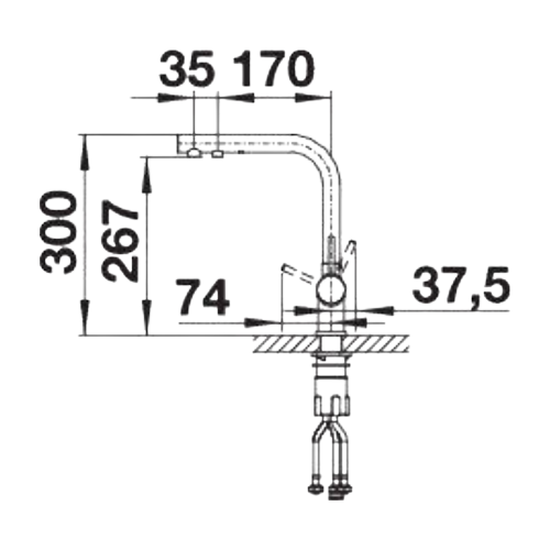 Fontas II Filter Metálico - Torneira - Misturadora - Dake - Blanco - Portugal