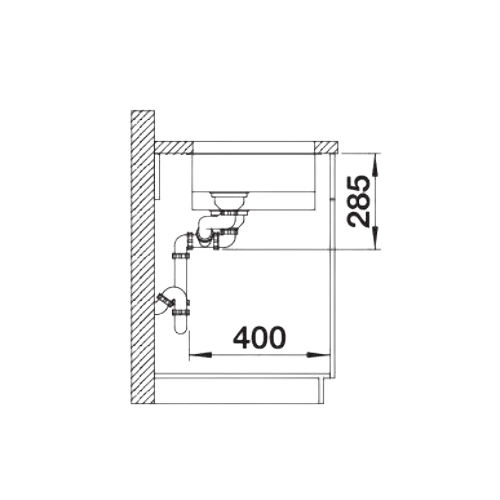 Solis 340/180-U - Lava Loiça - Cuba - Lava Louça - Dake - Blanco - Portugal