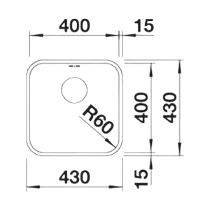 Supra 400-U- Lava Loiça - Cuba - Lava Louça - Dake - Blanco - Portugal