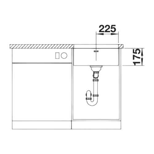 Supra 450-U - Lava Loiça - Cuba - Lava Louça - Dake - Blanco - Portugal