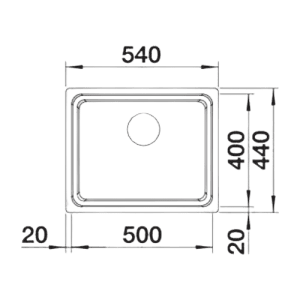 Etagon 500-U - Metálico - Lava Loiça - Cuba - Lava Louça - Dake - Blanco - Portugal