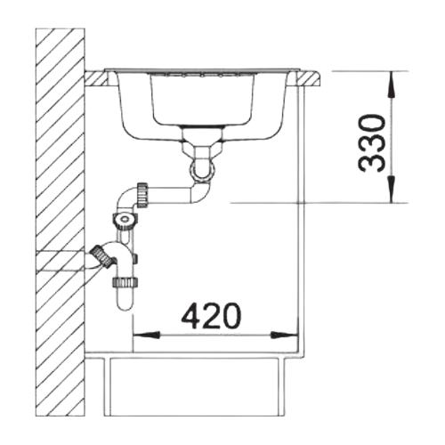 Zia 6 S - Lava Loiça - Cuba - Lava Louça - Dake - Blanco- Portugal