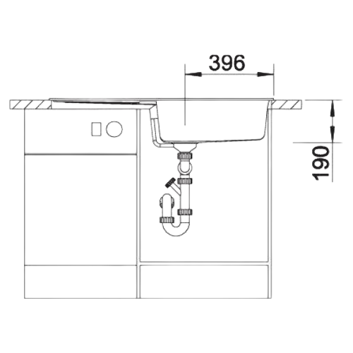 Metra XL 6 S - Lava Loiça - Cuba - Lava Louça - Dake - Blanco- Portugal