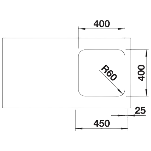 Supra 400-U- Lava Loiça - Cuba - Lava Louça - Dake - Blanco - Portugal
