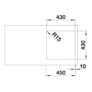 Andano 400-IF - Lava Loiça - Cuba - Lava Louça - Dake - Blanco - Portugal