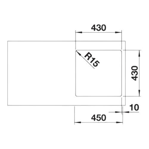 Andano 400-IF - Lava Loiça - Cuba - Lava Louça - Dake - Blanco - Portugal