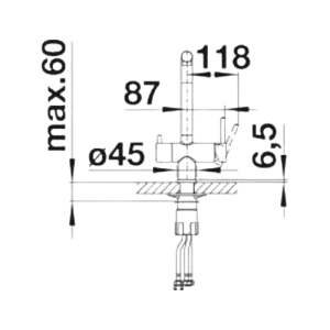 Fontas II Filter Metálico - Torneira - Misturadora - Dake - Blanco - Portugal