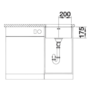 Supra 400-U- Lava Loiça - Cuba - Lava Louça - Dake - Blanco - Portugal