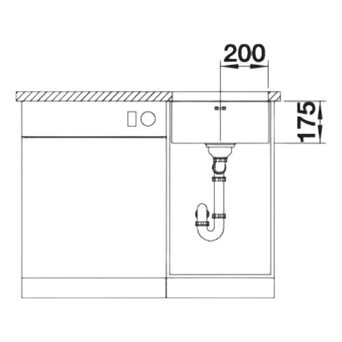 Supra 400-U- Lava Loiça - Cuba - Lava Louça - Dake - Blanco - Portugal