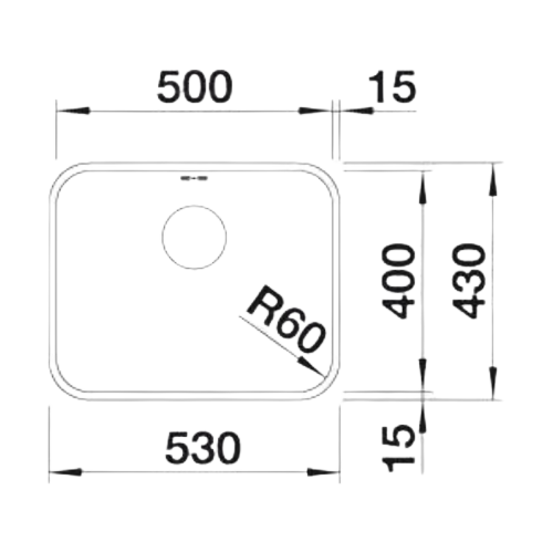 Supra 500-U - Lava Loiça - Cuba - Lava Louça - Dake - Blanco - Portugal