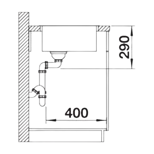 Andano 400-IF - Lava Loiça - Cuba - Lava Louça - Dake - Blanco - Portugal