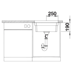 Etagon 500-U - Metálico - Lava Loiça - Cuba - Lava Louça - Dake - Blanco - Portugal