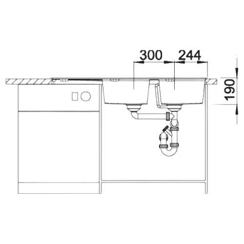Zia 8 S - Lava Loiça - Cuba - Lava Louça - Dake - Blanco- Portugal