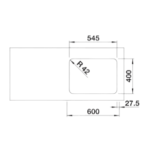 Solis 340/180-U - Lava Loiça - Cuba - Lava Louça - Dake - Blanco - Portugal