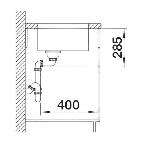Supra 400-U- Lava Loiça - Cuba - Lava Louça - Dake - Blanco - Portugal