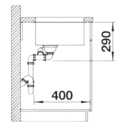 Andano 340/180-U - Lava Loiça - Cuba - Lava Louça - Dake - Blanco - Portugal