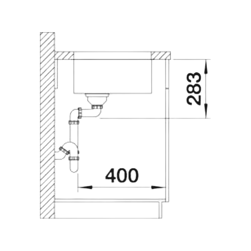 Supra 500-U - Lava Loiça - Cuba - Lava Louça - Dake - Blanco - Portugal