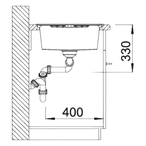 Zia 8 S - Lava Loiça - Cuba - Lava Louça - Dake - Blanco- Portugal