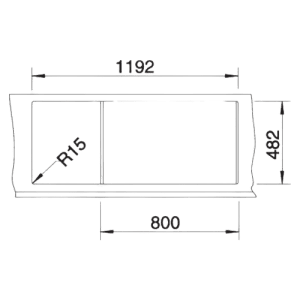 Tipo 8 S - Lava Loiça - Cuba - Lava Louça - Dake - Blanco- Portugal