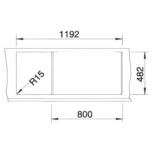Tipo 8 S - Lava Loiça - Cuba - Lava Louça - Dake - Blanco- Portugal