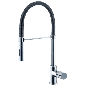 Misturador de Lavatório Tocco Rigato com mola e pulverizador de 2 jatos - Tocco Rigato Sink mixer with spring and 2 jet spray - Torneira - Eurorama - Portugal