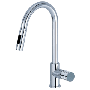 Misturadora Tocco Rigato com Bica Giratória e Chuveiro de 2 Jatos Retrátil - Tocco Rigato Sink mixer with swivel spout and pull out 2 jets spray - Torneira - Eurorama - Portugal
