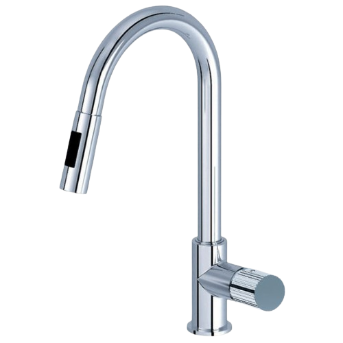 Misturadora Tocco Rigato com Bica Giratória e Chuveiro de 2 Jatos Retrátil - Tocco Rigato Sink mixer with swivel spout and pull out 2 jets spray - Torneira - Eurorama - Portugal