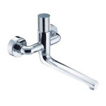 Misturadora de Parede Tocco Rigato com Bica Giratória - Tocco Rigato Wall mounted sink mixer with swivel spout - Misturadora - Torneira - Eurorama - Portugal