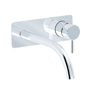 Conjunto de Parte Externa Tocco - Misturadora de Parede com Bica à Esquerda - Tocco External part set - Wall mounted washbasin mixer with spout to the left - Torneira - Eurorama - Portugal