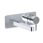 Conjunto de Parte Externa Q-Ring - Misturadora de Parede com Bica à Esquerda - Q-Ring External part set - Wall mounted washbasin mixer with spout ton the left - Torneira - Eurorama - Portugal