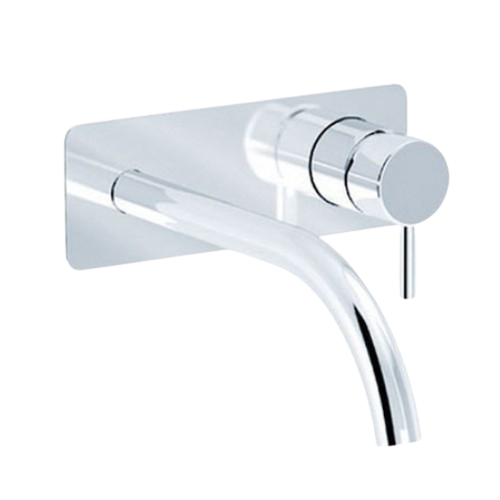 Conjunto de Parte Externa Tocco - Misturadora de Parede com Bica à Esquerda - Tocco External part set - Wall mounted washbasin mixer with spout to the left - Torneira - Eurorama - Portugal