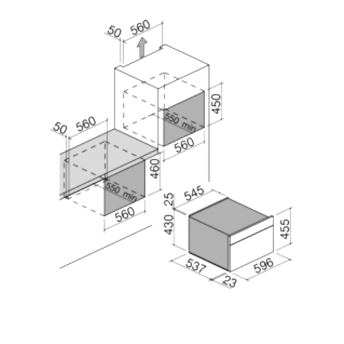 Icon Steel Forno Vapor Embutido - Icon Steel BUILT-IN OVEN Steam - Barazza- Portugal