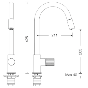 Misturador Tocco Rigato com Bica Giratória e Chuveiro de 1 Jato Retrátil - Tocco Rigato Sink mixer with swivel spout and pull out 1 jet spray - Torneira - Eurorama - Portugal Misturador Tocco Rigato com Bica Giratória e Chuveiro de 1 Jato Retrátil - Tocco Rigato Sink mixer with swivel spout and pull out 1 jet spray - Torneira - Eurorama - Portugal