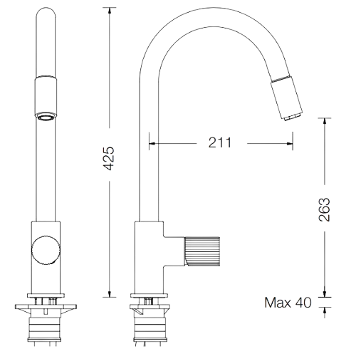 Misturador Tocco Rigato com Bica Giratória e Chuveiro de 1 Jato Retrátil - Tocco Rigato Sink mixer with swivel spout and pull out 1 jet spray - Torneira - Eurorama - Portugal Misturador Tocco Rigato com Bica Giratória e Chuveiro de 1 Jato Retrátil - Tocco Rigato Sink mixer with swivel spout and pull out 1 jet spray - Torneira - Eurorama - Portugal