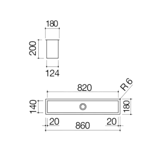 Canal De Encastre 90 CM - 90 CM BUILT-IN AND FLUSH CHANNEL - Barazza - Portugal Canal De Encastre 90 CM - 90 CM BUILT-IN AND FLUSH CHANNEL - Barazza - Portugal