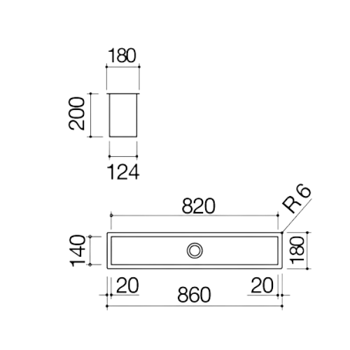 Canal De Encastre 90 CM - 90 CM BUILT-IN AND FLUSH CHANNEL - Barazza - Portugal Canal De Encastre 90 CM - 90 CM BUILT-IN AND FLUSH CHANNEL - Barazza - Portugal