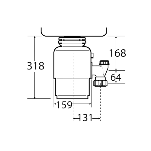 Triturador Insinkerator 46 AS - Garbage Disposal Insinkerator 46 AS - Insinkerator - Portugal