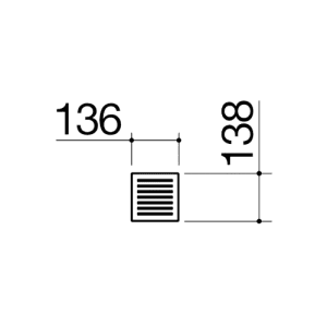 Escorredor de Copos -S TAINLESS STEEL SHELF - SMALL GLASS DRAINER - Barazza- Portugal
