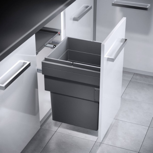 Caixote do Lixo Cargo Synchro 450 - Cargo Synchro 450 Built-in Bin - Hailo - Cucine Oggi - Portugal